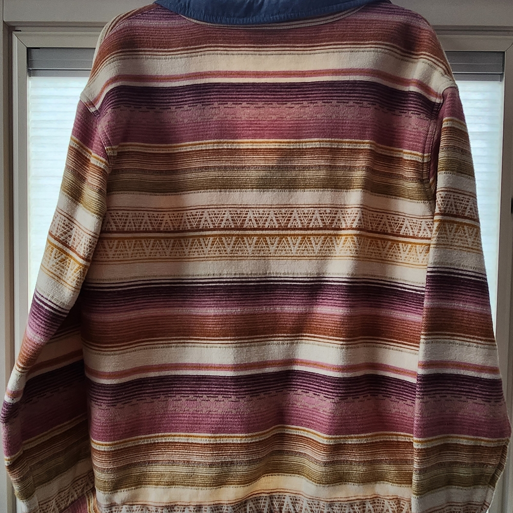 Pendleton Multicolor Striped Pullover Jacket - Cr… - image 3